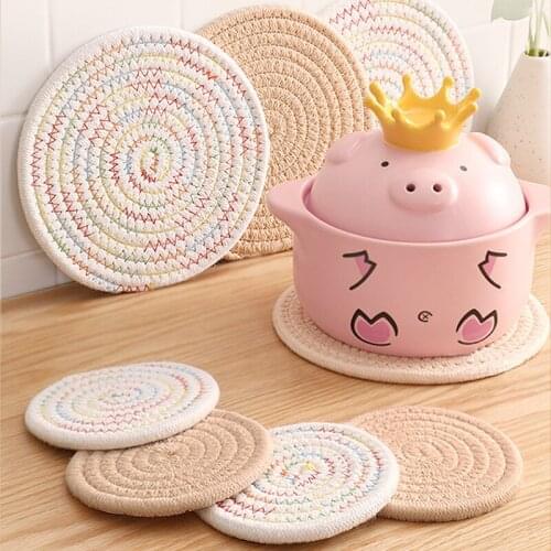Insulation mat table mat anti-scald bowl mat home dining dish mat dish mat ins wind heat-proof coaster casserole mat