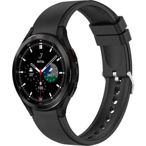 20mm Watch Strap For Samsung Galaxy Watch 4 Classic 46mm 42mm Smartwatch Sport Silicone Ridge Band For Galaxy Watch 4 44mm 40mm