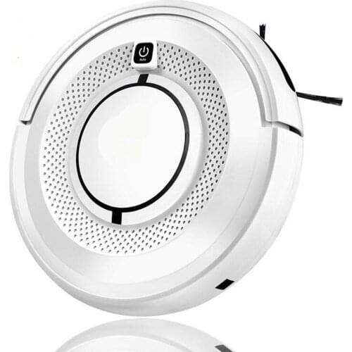 Robot Vacuum Cleaner Super-Thin Strong Suction Quiet Robotic Vacuum Cleaner Cleans Hard Floors to Medium-Pile Carpets