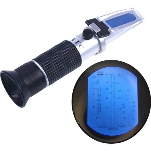 Handheld Antifreez Refractometer Freezing point Engine Fluid Glycol Urea Adblue Battery Fluid Glass Water Tester Tool