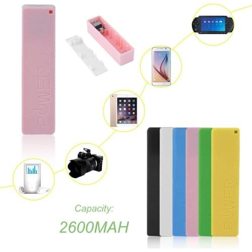 2600mah Portable Size No Battery Powerbank 1*18650 Battery External Backup Battery Charger Power Bank Case for Smart Phone Piece
