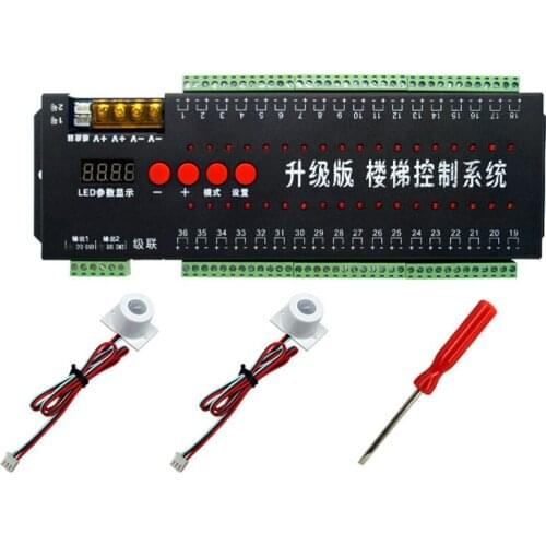 WS2812B WS2811 RGB Single Color Addressable LED Strip Induction Article Water Effect Humanb Body Induction with Suit Stairs