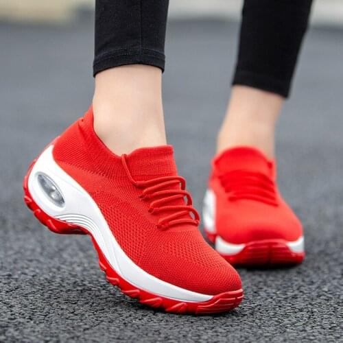 Comfortable Walking Mesh Woman Breathable Women Shoes Womens Platform Sneakers Zapatos De Mujer Fashion Sneaker Ladies Shoe