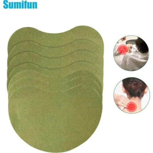 12Pcs Wormwood Medical Plaster Relieve Stiff Shoulder and Neck Cervical Pain Patches Natural Herbal Patches Treat Spondylosis