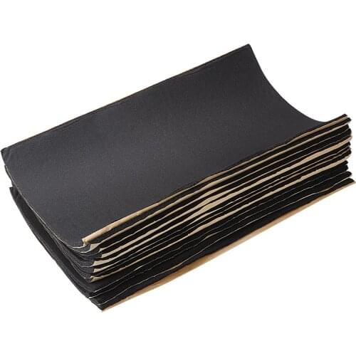12Pcs 50x30cmx1cm Car Sound Hot Deadener Mat Noise Proof Bonnet Insulation Deadening Engine Firewall Heat Foam Cotton Sticker