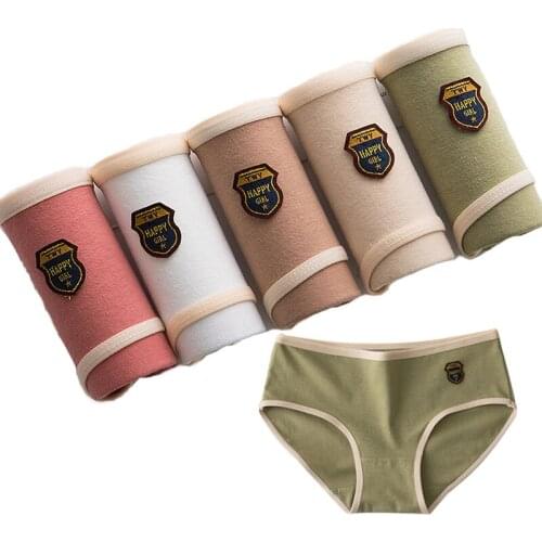 5 Pcs/lot Women Sexy Panties Seamless Underwear Breathable Briefs For Girls Sexy Lingerie Fashion Cartoon Underwear Intimates