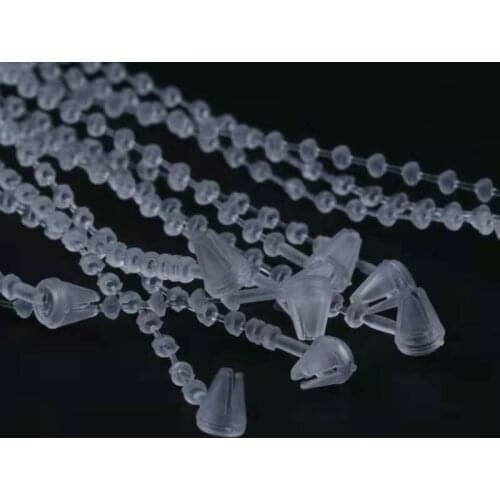 500-1000pcs/Lot 3 5 7 8 9 Inch Pp Lock Transparent Glue Line Tag Rope Commodity Clothes Plastic Ring Pin Price Tag Pin Wholesale