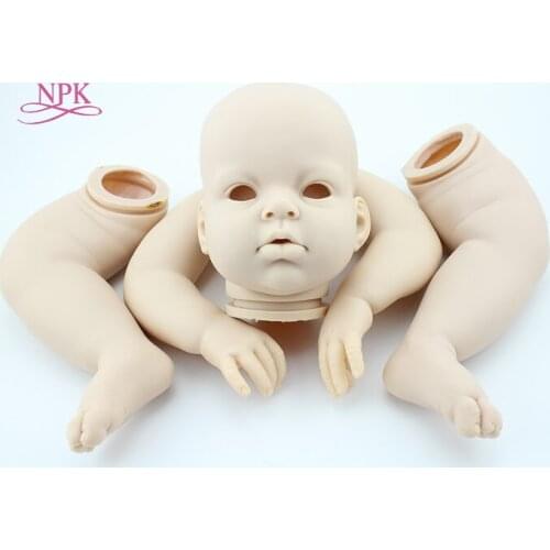 NPK free shipping hotsale reborn doll doll kit Arianna by Rev DIY blank kit soft silicone vinyl real gentle touch