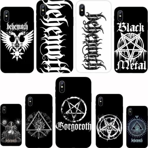 BEHEMOTH DEATH METAL BAND Phone Case For iphone 12 5 5s 5c se 6 6s 7 8 plus x xs xr 11 pro max