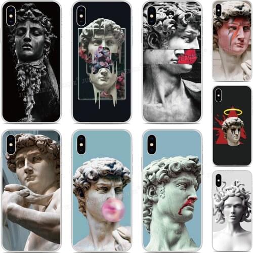 Printed Art David Statue Cover For Vsmart Active 1 Plus Star 3 JOY 4 Live BQ Aquaris X2 X Pro U U2 Lite V VS Phone Case Fundas