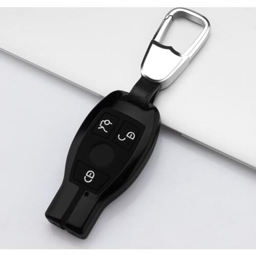 Aluminium Alloy Car Smart Key Case Cover for Mercedes-Benz C-Class C200L E-Class GLC260L GLS GLA GLK GLE Car Accessories