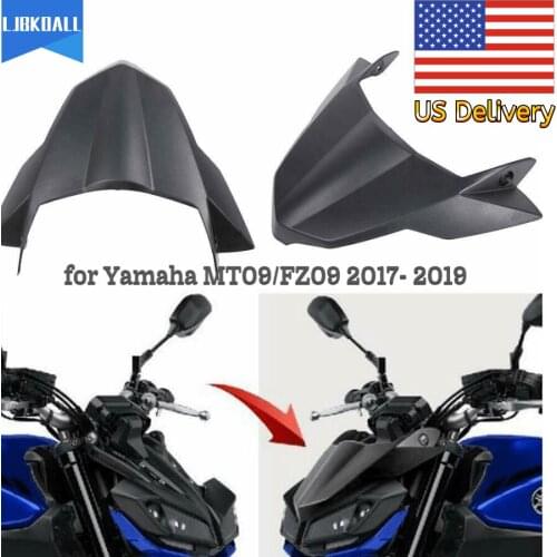 For Yamaha MT09 FZ09 2017-2019 Motorcycle Front Fly Screen Windscreen Beak Cowl Protector 2017 2018 2019 Motorcycle Accessories