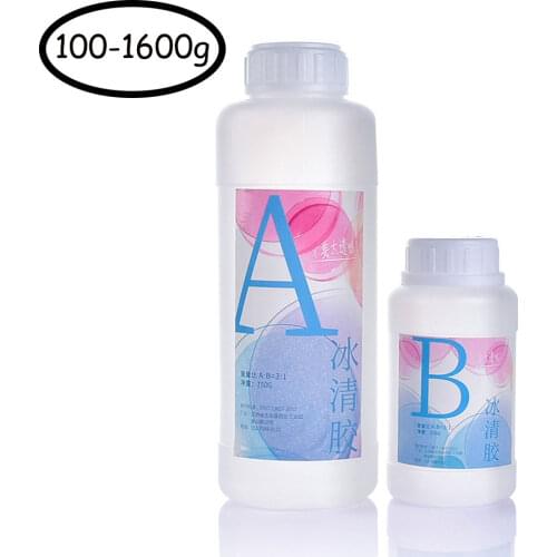 Epoxy Resin Crystal Clear High Adhesive 3:1 AB Glue UV Resin Handmade Craft Making Table Making Wood Working Transparent Glue