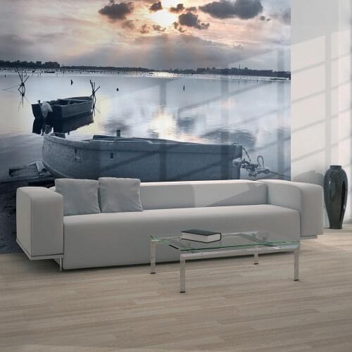 Wall mural-Little port boats - 300x231 cm