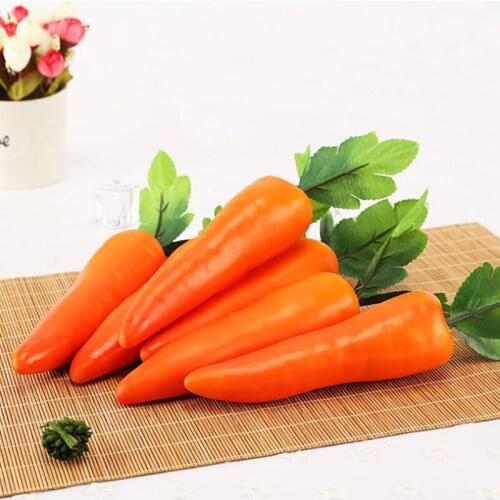 Artificial Vegetable Foam Carrot Fruit Halloween Carrots Props DIY party fake Carrots decor vegetable Supplies Decor Carrots