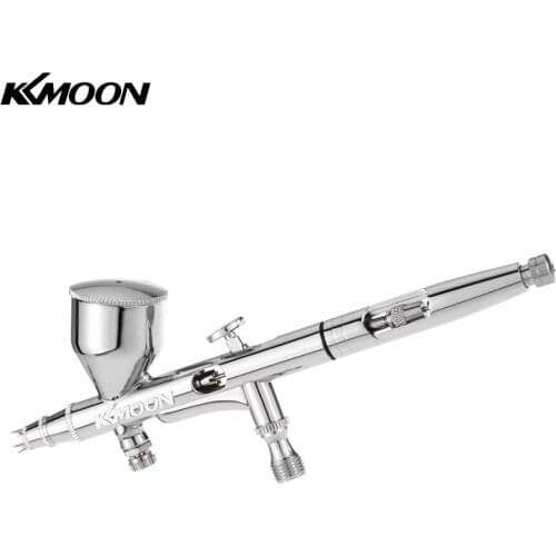 Spray Gun Dual-Action Airbrush Kit Set Art Paint Craft Nail Air Brush 0.2/0.3/0.5mm 9cc + Air Brush Cleaning Repair Tool Kit