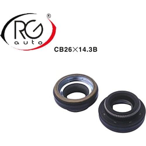 Car compressor oil seal/ LIP TYPE with RUBBER-MOUNTED seal stamp