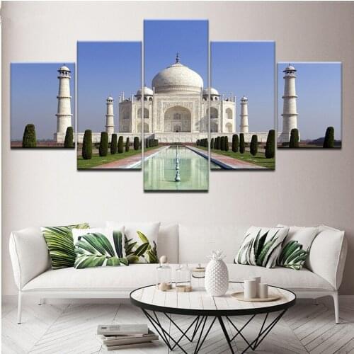 Full Square Round Drill 5D DIY Diamond Painting Taj Mahal Religion Embroidery 5 pcs landscape Cross Stitch 5D mosaic Home Decor