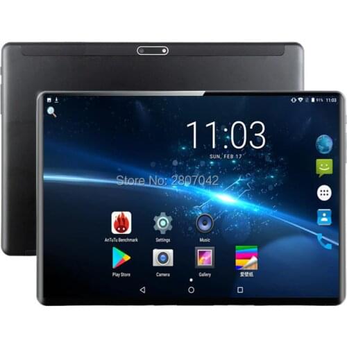 Newest Android 9.0 tablet pc 10 inch Octa Core 6GB RAM 64GB ROM 1280x800 HD IPS Screen 5.0MP Camera 4G FDD LTE GPS WiFi Youtube