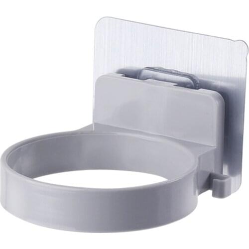 Self Adhesive Wall Mounted Hair Dryer Holder Bathroom Hair Blow Dryer Rack for All Kinds Hair Dryers Waterproof Durable