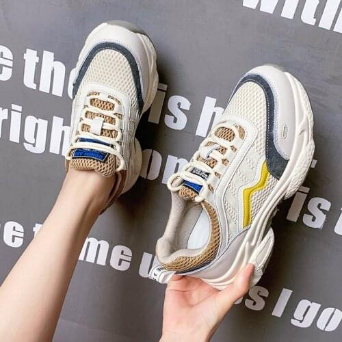 2019 Women Casual Shoes Femme Spring Autumn Shoes Women Sneakers Flats Fashion Lace-Up white Breathable woman Sneakers K8-96