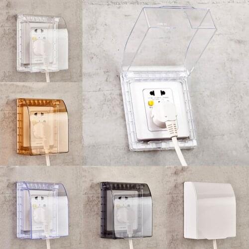 1PC Self-adhesive For Wireless Doorbell Socket Box Cover Waterproof Cover Bathroom Kitchen Accessory