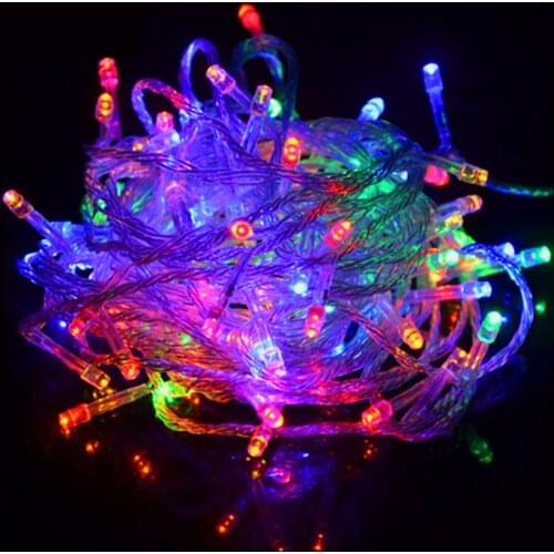 10M 20M LED Fairy Holiday String Light Garland 100Led 200Led Christmas Tree Garden Party Wedding Decor Lamp AC220V EU Waterproof