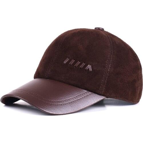 HARPPIHOP Men's Leather Baseball Caps China