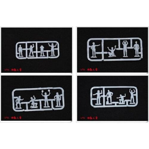 1/72 Gundam Aircraft nest gnaku ground crew maintenance crew minifigures worker commander Action figure Assemble Model Toys