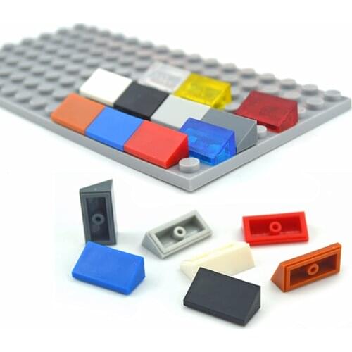 DIY Building Blocks Figure Smooth Bevel Bricks 1x2 140pcs Educational Creative Size Compatible With 85984 Toys For Children Set