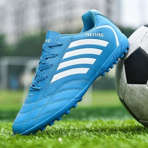 Sneakers Soccer Shoes Adult Kids Sport Footwear Cleats Grass Training Exercise Shoes Professional Football Outdoor Durable