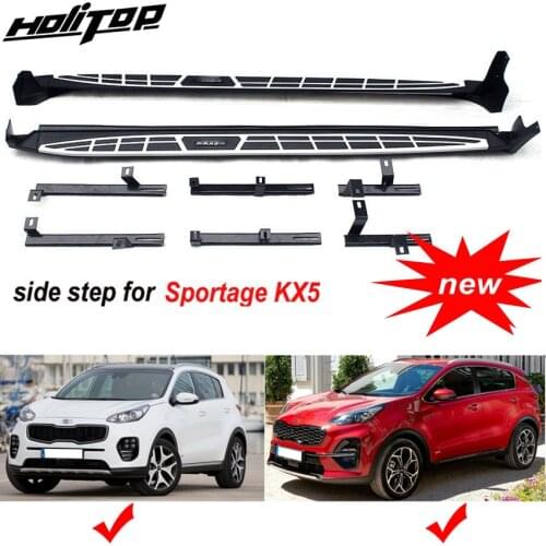 HOT running board foot step pedal side step nerf bar for KIA Sportage KX5 2016-2020,two styles.ISO9001 quality factory,promotion