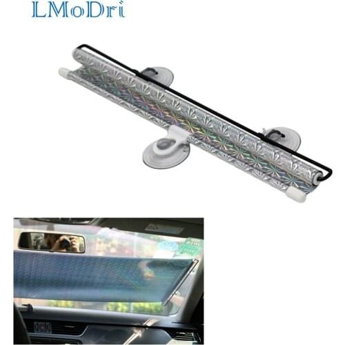 LMoDri Laser Reflective UV Blocked Car Sun Shades For Windshield Suction Cap Rear Window Cover Sunshade 3 Size Choice