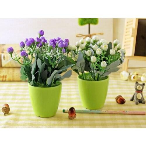 Simulation Milan Flower decoration Creative home Bud Bonsai decoration Not wither Artificial flower simulation Wedding +B