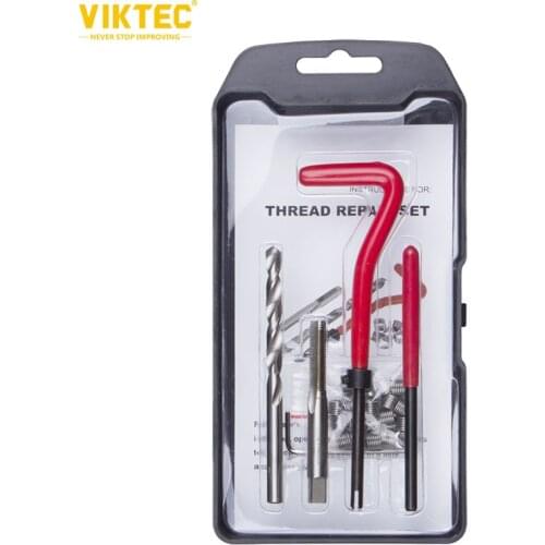 Viktec Thread Repair Kit 25pc M6 X 1.0 Helicoil Type Repair Set