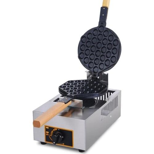 Snack Equipment Hongkong Stainless Steel Rotary Gas Bubble Waffle Stick Maker