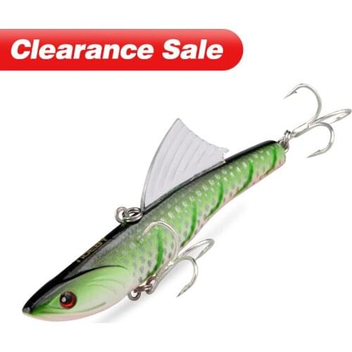 Sinking VIB 90mm Fishing Lures Lipless Crankbaits Vibration Artificial Hard Baits All Depth Winter Pike Tackle Sea Fishing