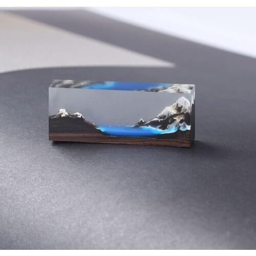 Resin Epoxy Art Craft Sandalwood Natural Unfinished Wood Pendant Jewelry Making