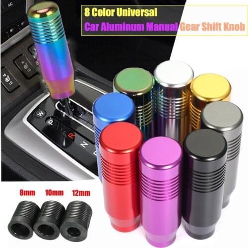 Universal Aluminum Alloy Mugen Gear Shift Knob 18cm Extended Long Manual Transmission M10x1.5 Gear Stick Lever Shifter Knob