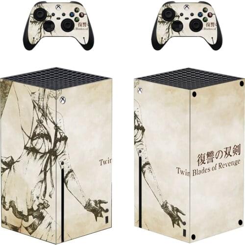 Retro Style Xbox Series X Skin Sticker for Console & 2 Controllers Decal Vinyl Protective Skins Style 1