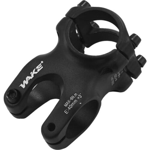 WAKE Mountian Bike Stem Aluminum Alloy Bicycle Handlebar Stem Riser 31.8x28.6x40mm for MTB Bike
