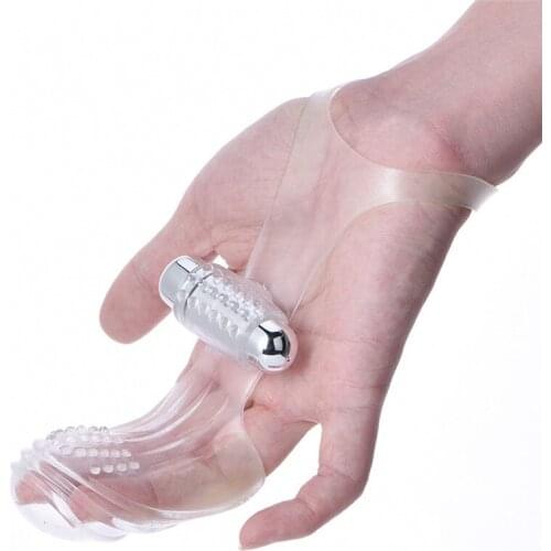 Finger Vibrating G spot Clitoris Vagina Stimulator Masager Female Masturbator Woman Vibrator Lesbian Orgasm Sex Products ST704