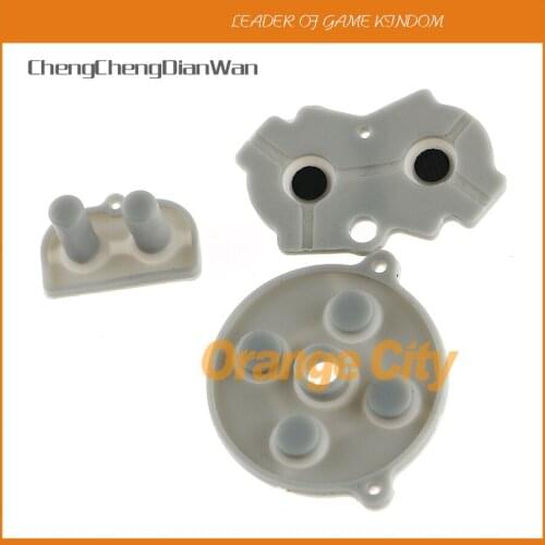 1set Conductive Rubber Contact Pad Button D-Pad Repair for GBA Console conductive Silicon rubber Pad for gameboy advance