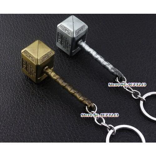 50pcs Hammer Shape gift With Key ring Hammer Keychain Novelty Gift