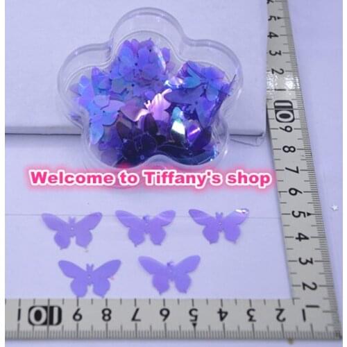 500pcs/lot 12*25mm Butterfly Shape Loose sequins Glitter Paillette Sewing Wedding Craft For Garments ,Scrapbook, Kids DIY
