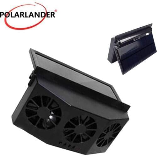 Solar Energy Car Fan Car Gills Cooler Air Purifier System Air Vent Exhaust Fan Automatic Rechargeable 8W
