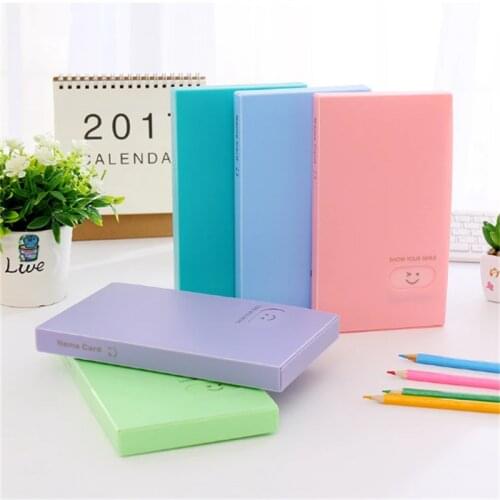 Home Photo Case Storage Portable 120 Pockets Name Card Book Photo Album Card PVC Photocard Name Card Holder Home Decorations