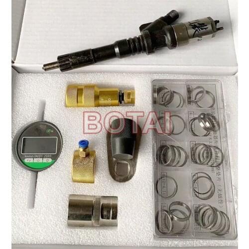 FOR 095000-1211 COMMON RAIL INJECTOR DISMOUNTING ASSEMBLE TOOLS WITH AHE ARMATURE STROKE VALVE MEASURE SEAT AND ADJUSTMENT SHIM