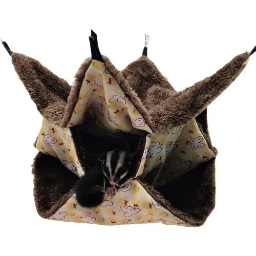 Home Small Animal Ferret Rat Guinea Pig Degu Gerbil Mice Hamster Chincilla Hammock Sleeper Cage Accessories Small Pet Hammock