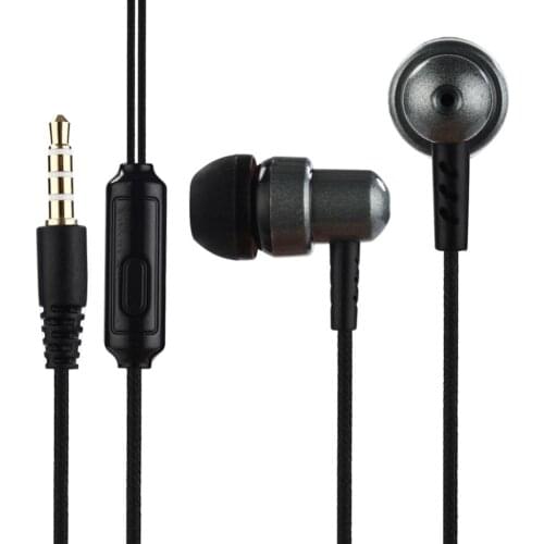 Gaming In-Ear Earphones 3.5mm Auto Jack Direct Plug-In Wired Earphone Gaming Wired Headset Sport Stereo Bass Headphone
